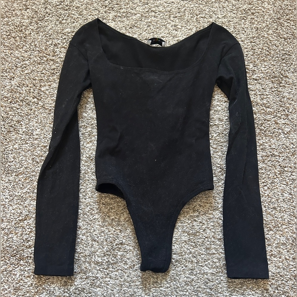 Gil Rodriguez El Tigre black Long Sleeve Bodysuit